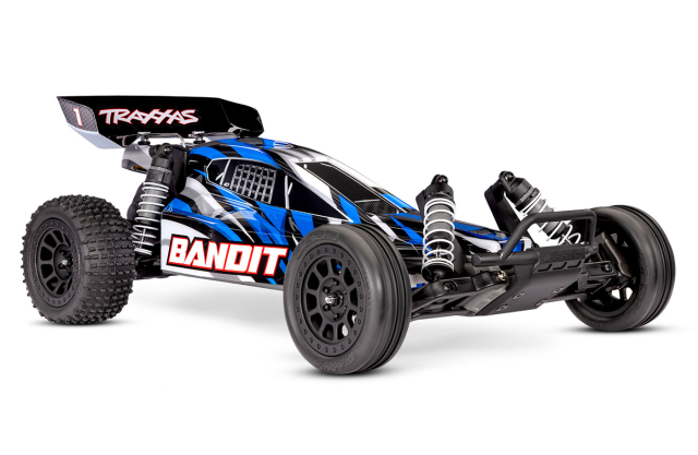Traxxas Bandit 2WD 1/10 RTR EHD Blue-X USB-C Laddare/ 7-cell NiMH 3000mAh