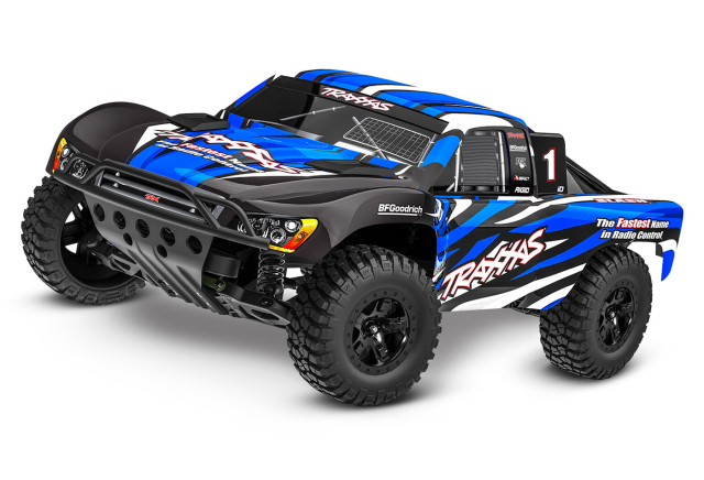 Traxxas Slash 2WD 1/10 Blå-X EHD Clipless - Batteri/USB-C Laddare