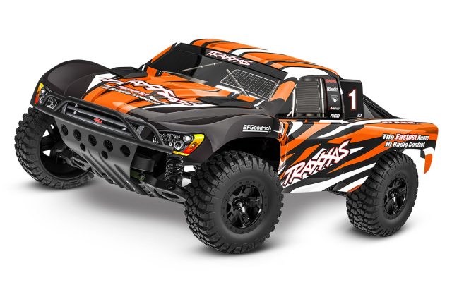 Traxxas Slash 2WD 1/10 Orange-X EHD Clipless - Batteri/USB-C Laddare