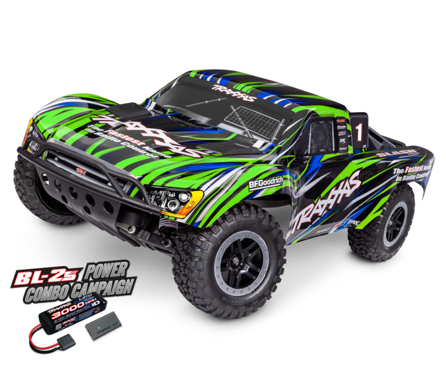 Traxxas Slash 2WD BL-2S EHD 1/10 Grön