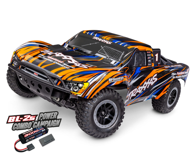 Traxxas Slash 2WD BL-2S EHD 1/10 Orange