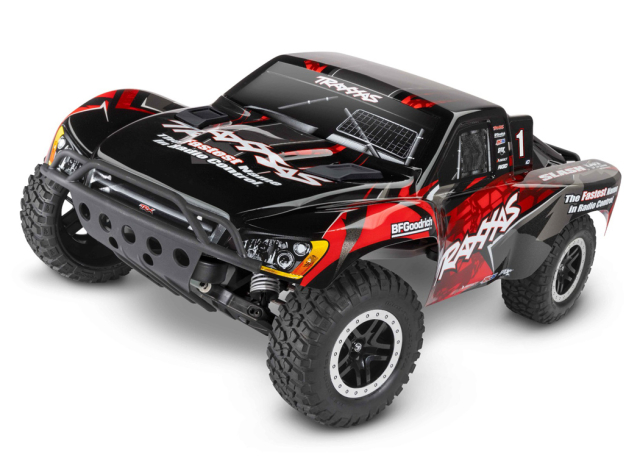 Traxxas Slash VXL 2WD Clipless 1 /10 RTR TQi TSM EHD Röd
