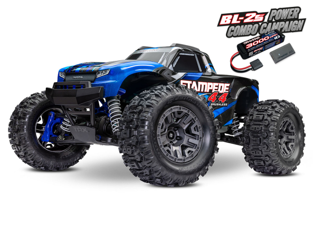 Traxxas Stampede 4WD BL-2s EHD 1/10 Blå