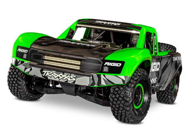 Traxxas UDR 4WD TQi TSM LED-set RTR RIGID-GRÖN