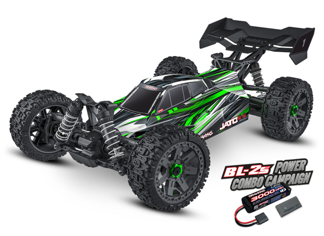 Traxxas Jato Buggy BL-2s 4WD EHD 1/8 Grön