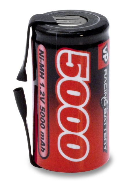 NiMH Batteri 1,2V 5000mAh Sub-C